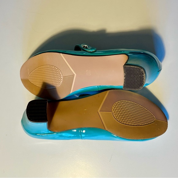 Mari Mari Turquoise Patent Mary Jane Heels | 2” Heel Vintage-Inspired EU 39 - Picture 6 of 11
